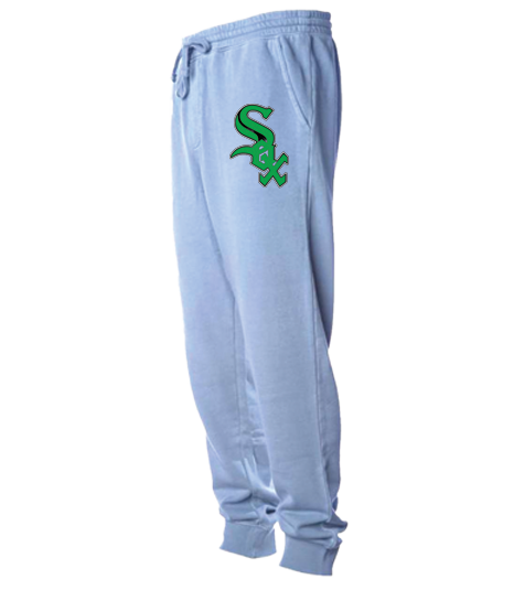 Bigbie’s BlackSox Softball "Sox" Logo Pigment-Dyed Sweatpants