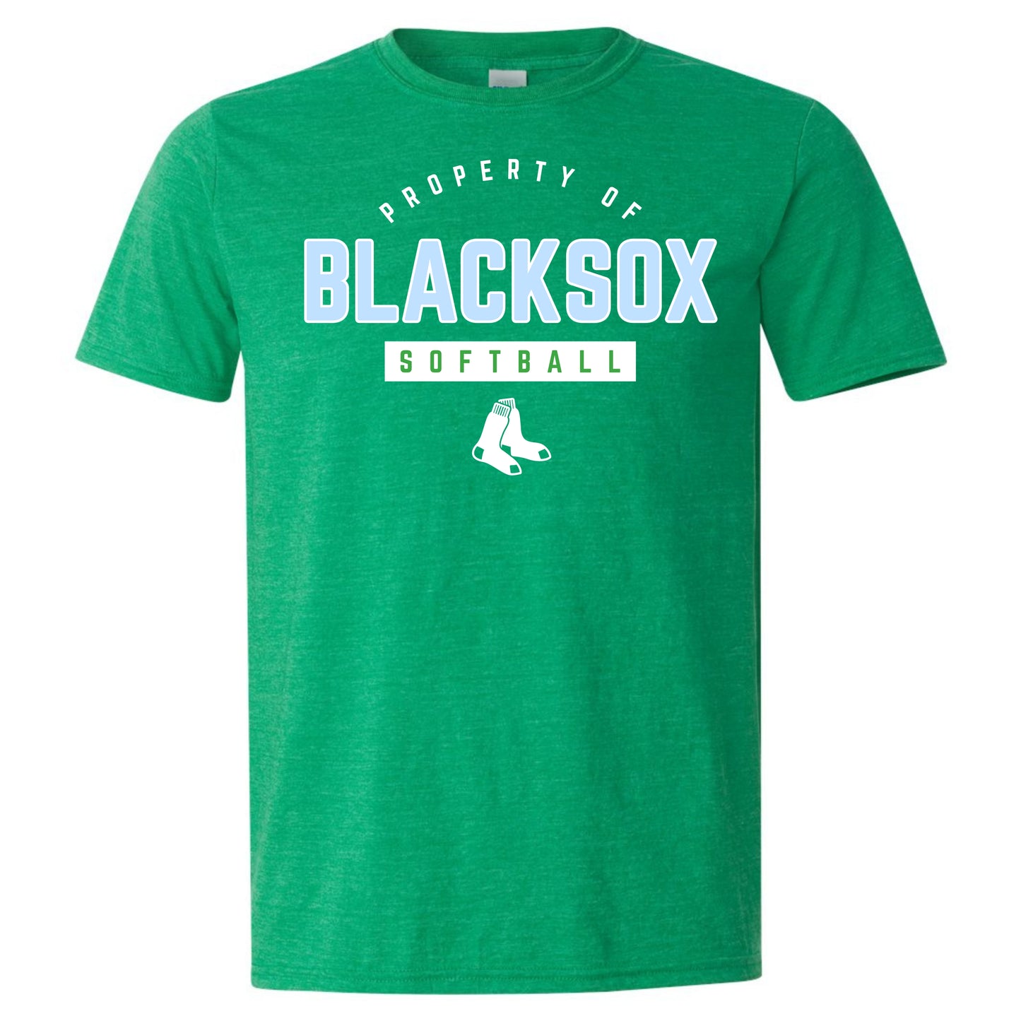 Bigbie’s BlackSox “Property Of” Softball Unisex Tee