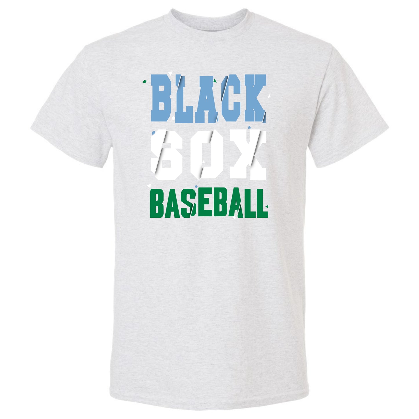 BlackSox Baseball “Split Stack” Unisex Tee