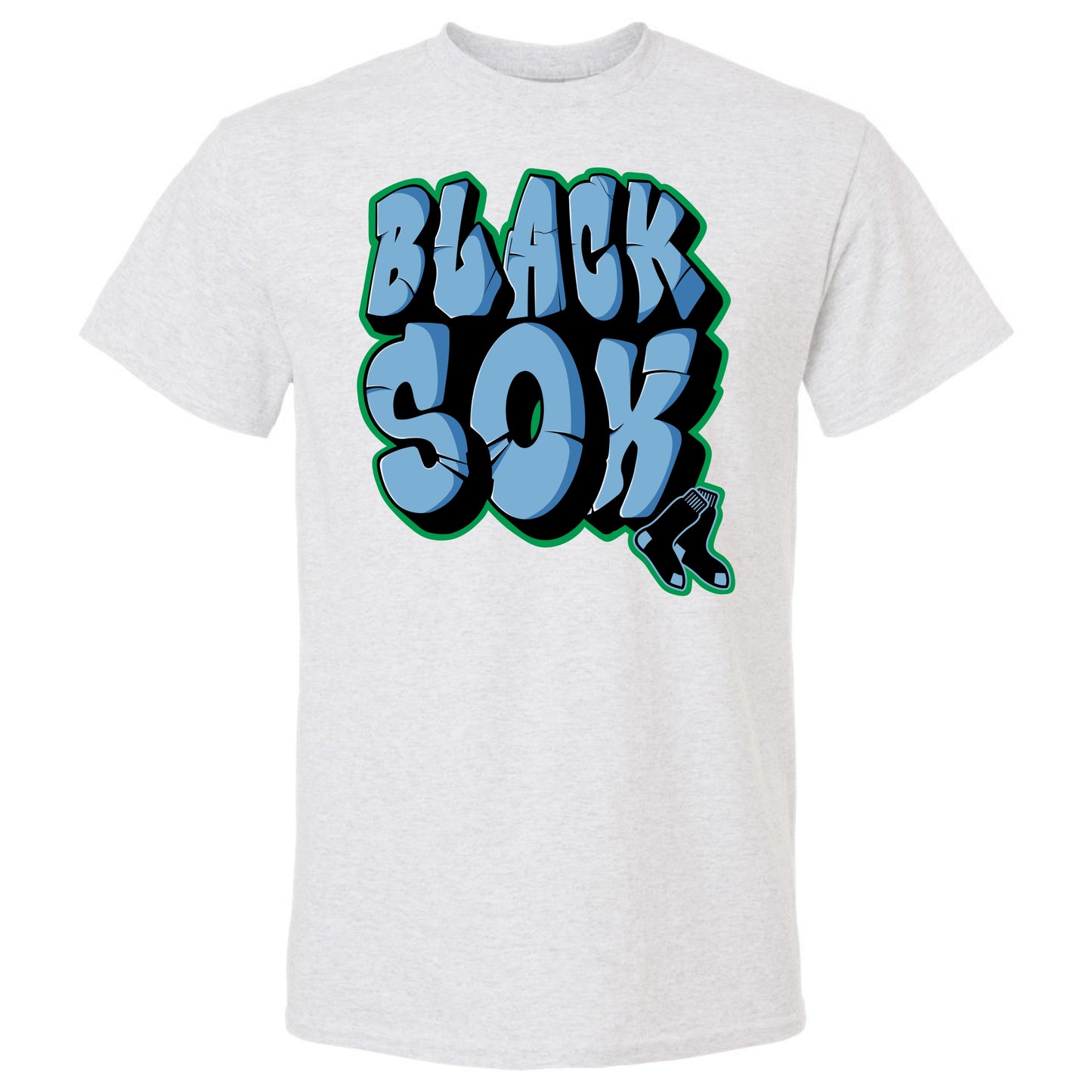 Bigbie’s BlackSox Graffiti Logo Unisex Tee