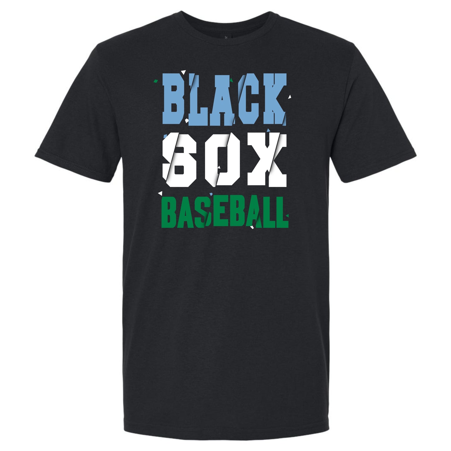 BlackSox Baseball “Split Stack” Unisex Tee