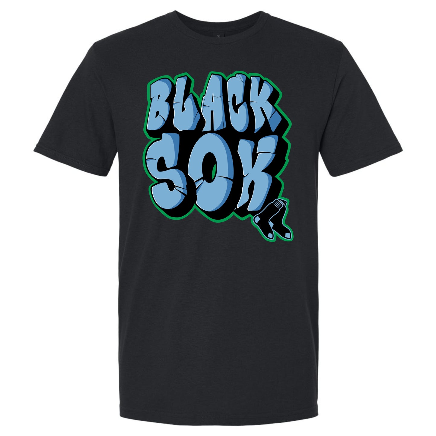 Bigbie’s BlackSox Graffiti Logo Unisex Tee
