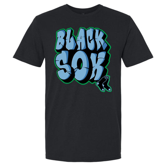 Bigbie’s BlackSox Graffiti Logo Unisex Tee