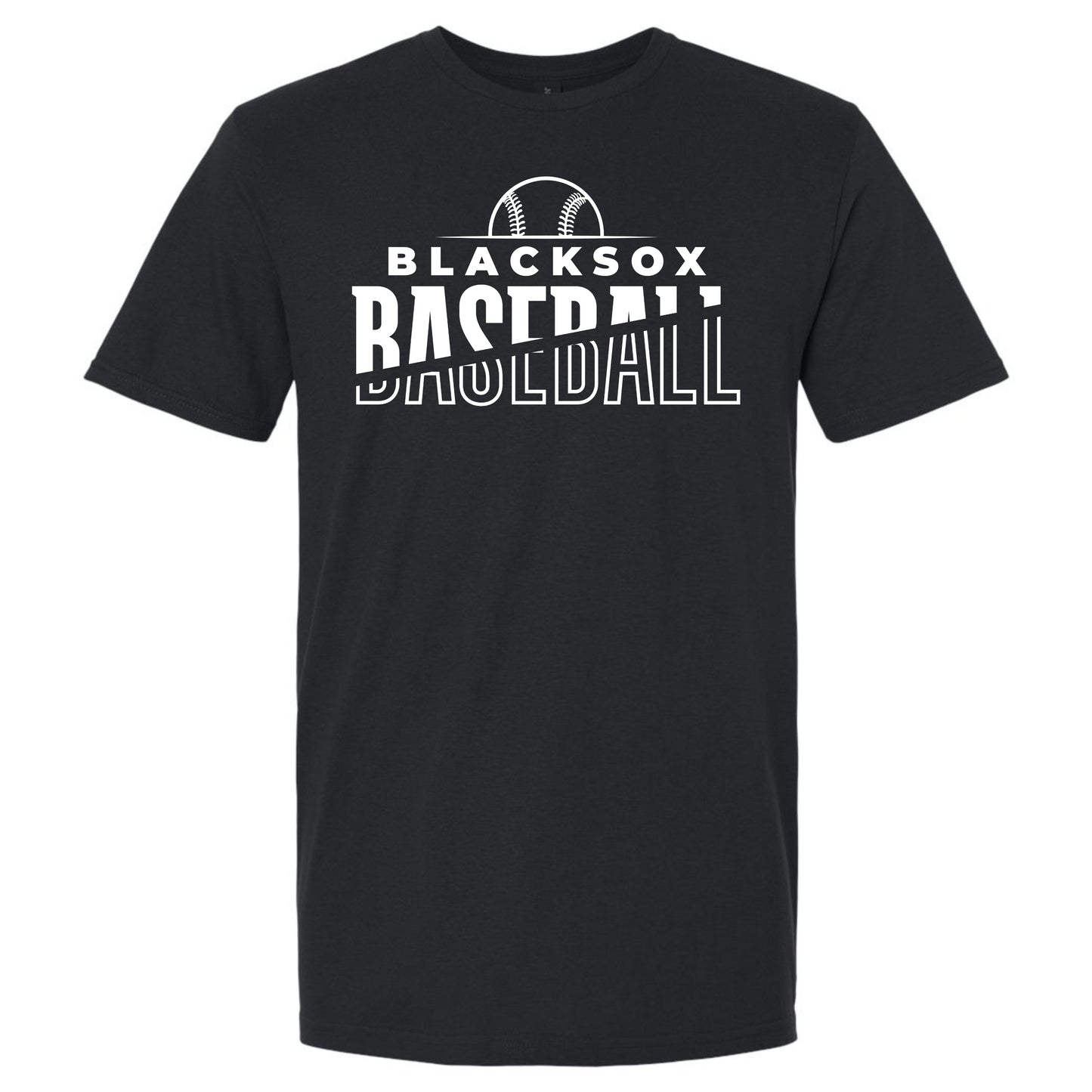 Bigbie’s BlackSox Essential White Logo Unisex Tee