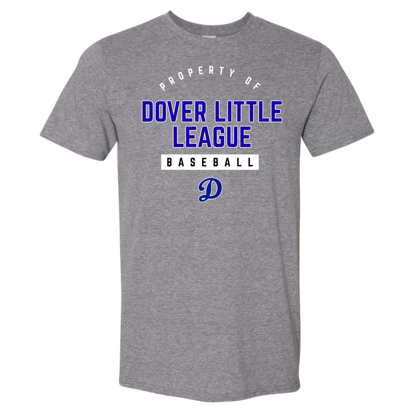 Property of Dover Little League Baseball Unisex Tee
