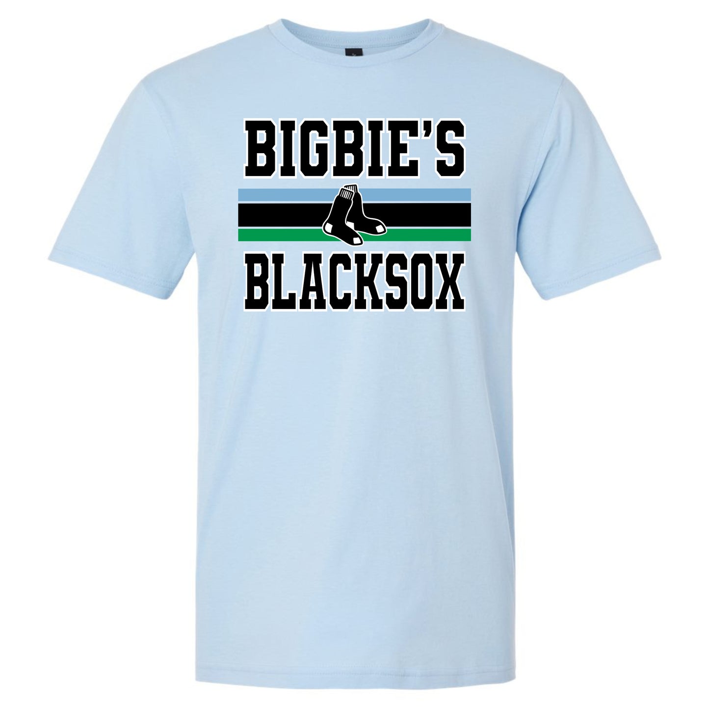 Bigbie’s BlackSox Retro Varsity Unisex Tee