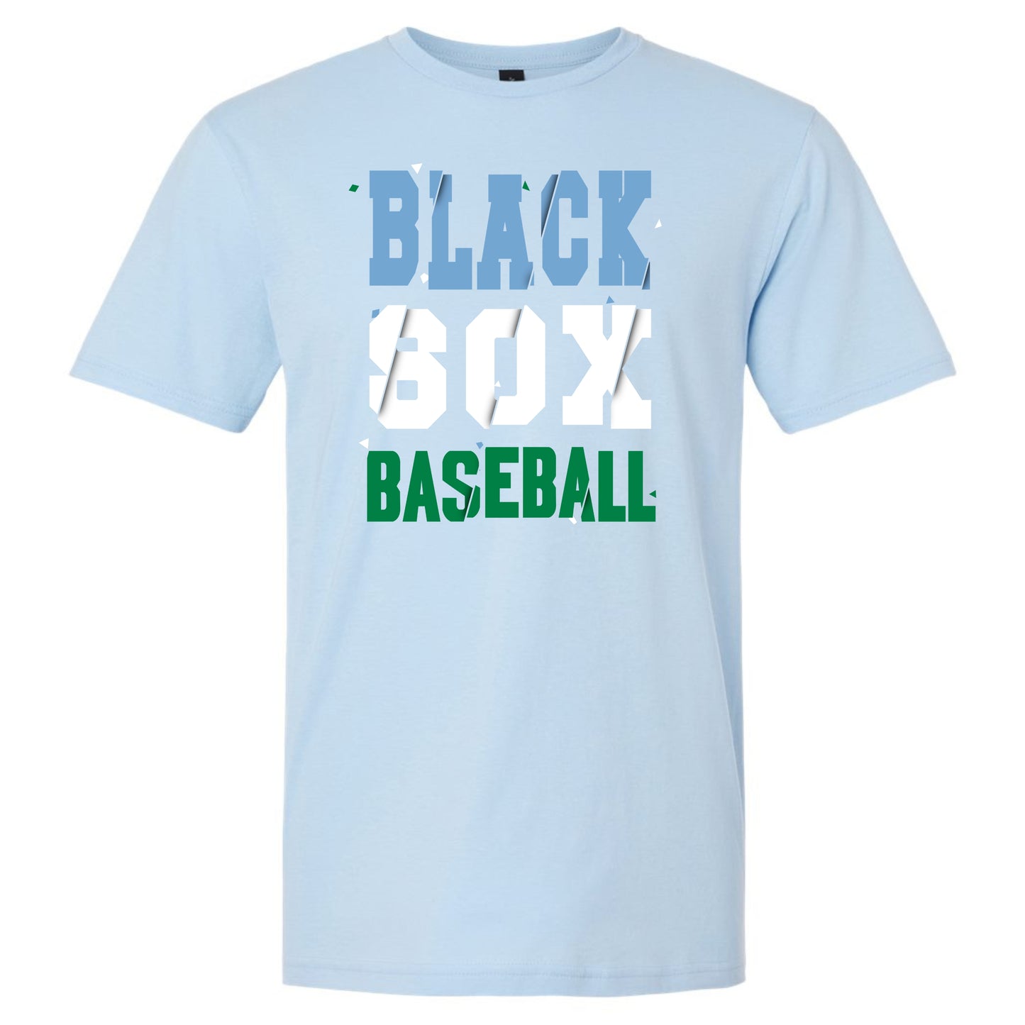 BlackSox Baseball “Split Stack” Unisex Tee