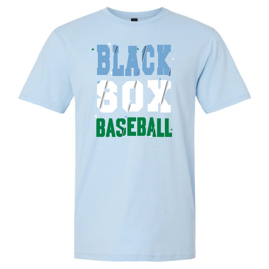BlackSox Baseball “Split Stack” Unisex Tee