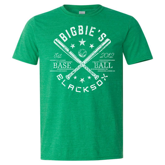 Bigbie’s BlackSox Vintage Cross Bats Unisex Tee