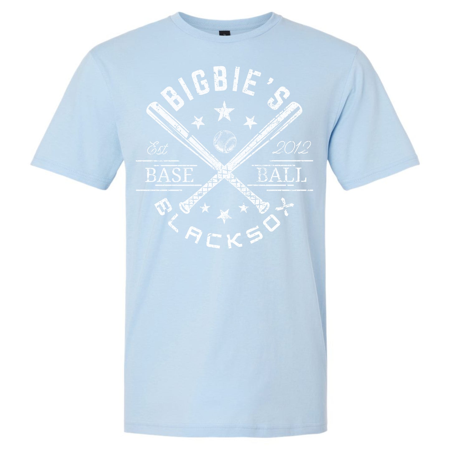 Bigbie’s BlackSox Vintage Cross Bats Unisex Tee