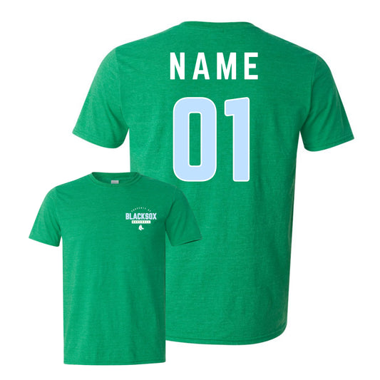 Bigbie’s BlackSox “Property Of” Pocket Size Front w/ Custom Back Unisex Tee