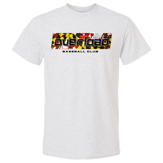 OverLoad Baseball Club Maryland Flag Unisex Tee