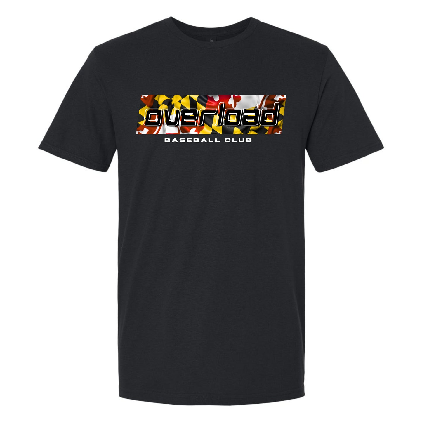 OverLoad Baseball Club Maryland Flag Unisex Tee