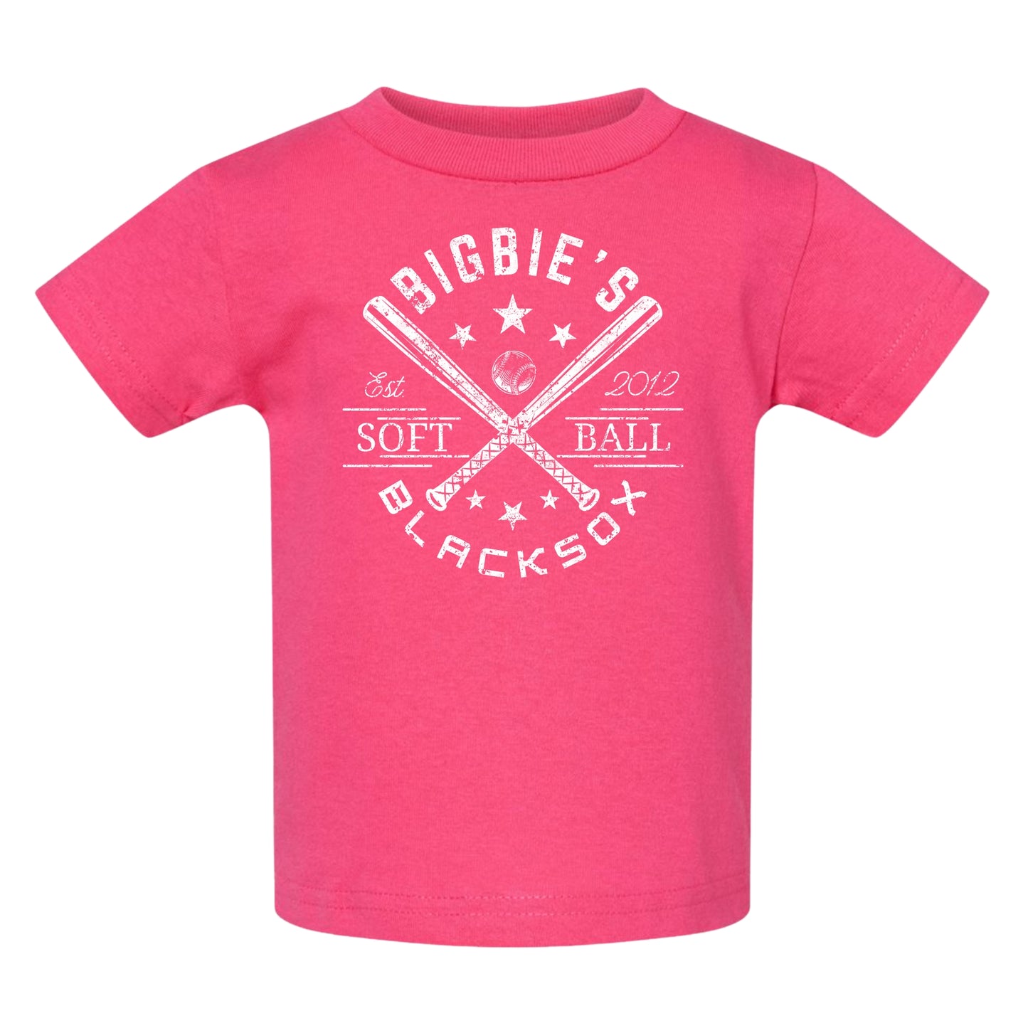 Bigbie’s Blacksox Softball Vintage Cross Bats Infant Unisex Tee