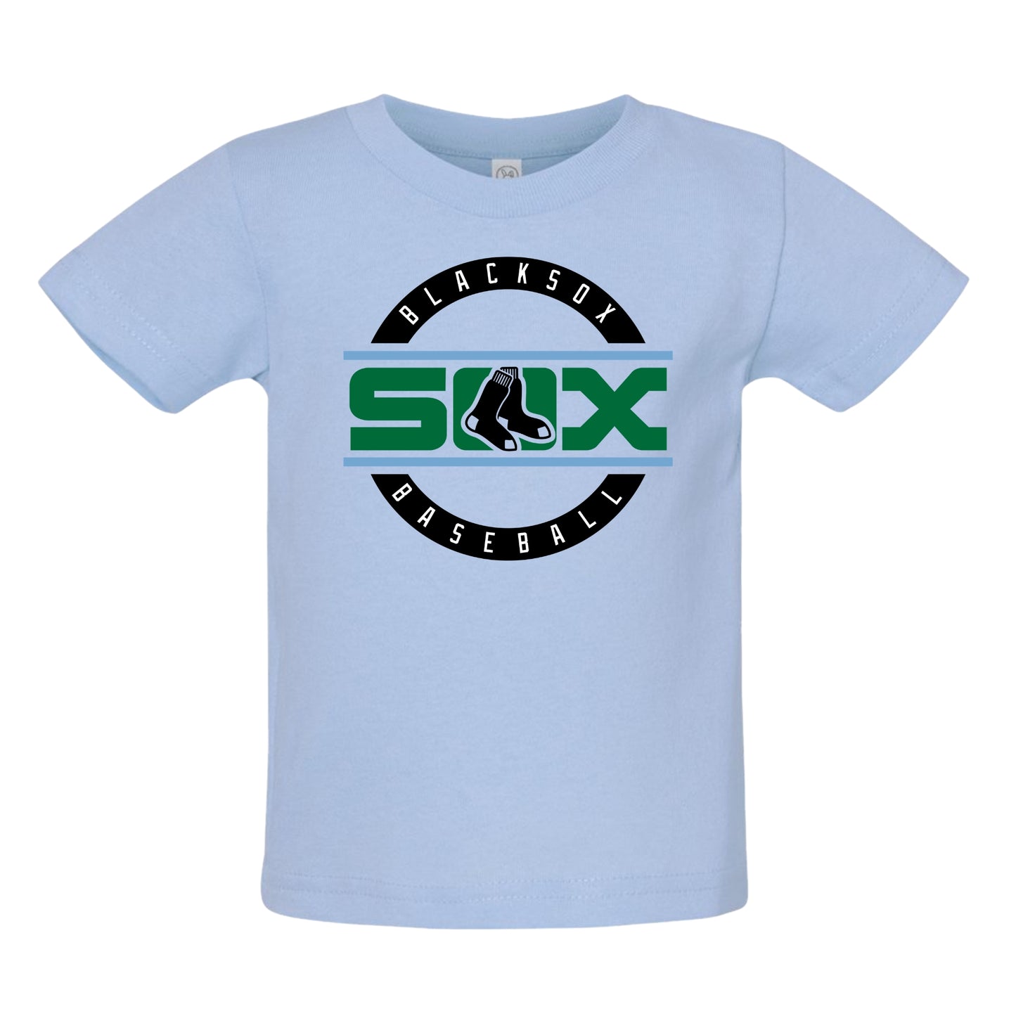 Bigbie’s Blacksox Baseball Round Logo Infant Unisex Tee