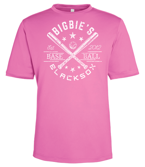 Bigbie’s BlackSox Vintage Cross Bats Unisex Performance Tee