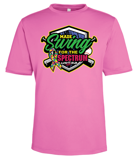 MADE Swing for the Spectrum Official Tournament Shirt - Performance Crew Neck