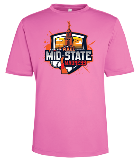 MADE Mid-State Madness Official Tournament Shirt - Performance Crew Neck