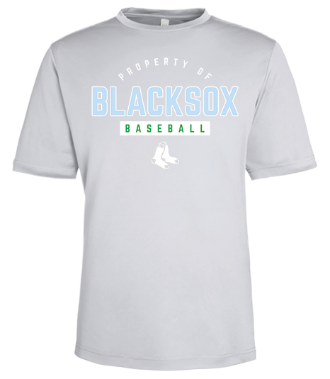 Bigbie’s BlackSox “Property Of” Baseball Unisex Performance Tee