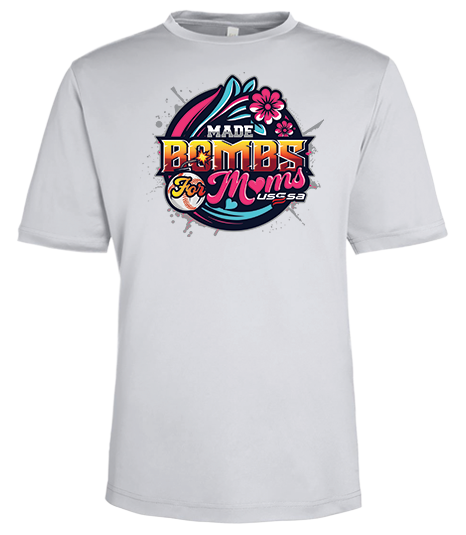 MADE Bombs for Moms Official Tournament Shirt - Performance Crew Neck