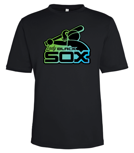 Bigbie’s Lady BlackSox Logo Unisex Performance Tee