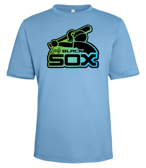 Bigbie’s Lady BlackSox Logo Unisex Performance Tee