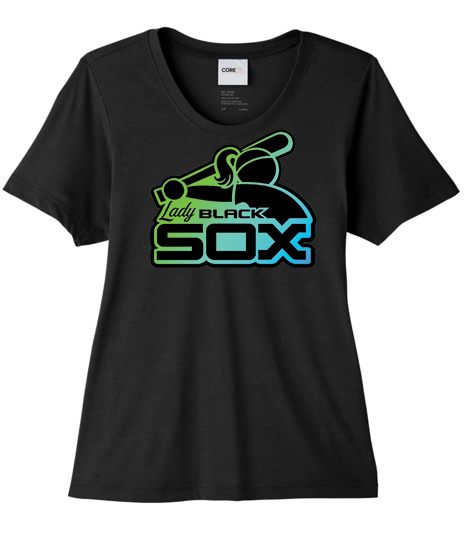 Bigbie’s Lady BlackSox Logo Women's Performance Tee