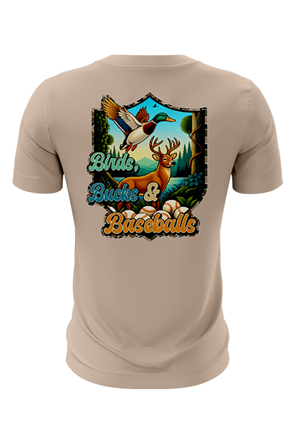 Birds, Bucks, Baseballs Crew Neck