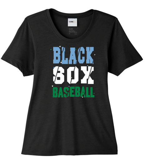 Bigbie’s BlackSox “Split Stack” Women's Performance Tee