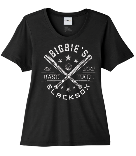 Bigbie’s BlackSox Vintage Cross Bats Women's Performance Tee