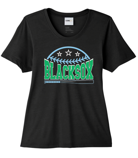 Bigbie’s BlackSox All-Star Bat Logo Women's Performance Tee