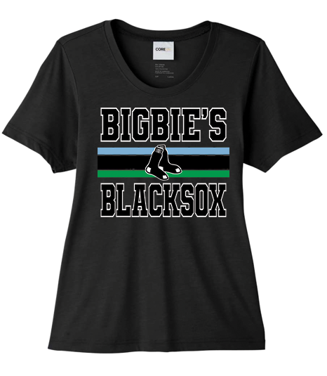 Bigbie’s BlackSox Retro Varsity Women's Performance Tee