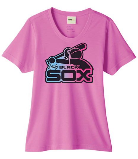 Bigbie’s Lady BlackSox Logo Women's Performance Tee