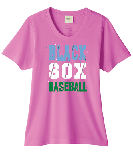 Bigbie’s BlackSox “Split Stack” Women's Performance Tee