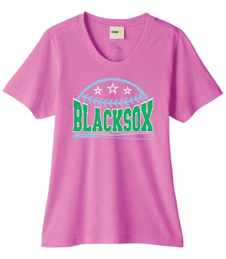 Bigbie’s BlackSox All-Star Bat Logo Women's Performance Tee