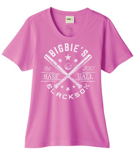 Bigbie’s BlackSox Vintage Cross Bats Women's Performance Tee