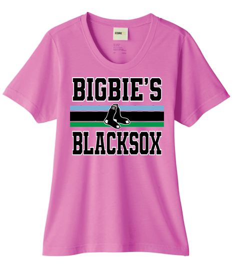 Bigbie’s BlackSox Retro Varsity Women's Performance Tee