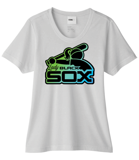 Bigbie’s Lady BlackSox Logo Women's Performance Tee