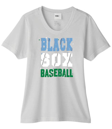 Bigbie’s BlackSox “Split Stack” Women's Performance Tee