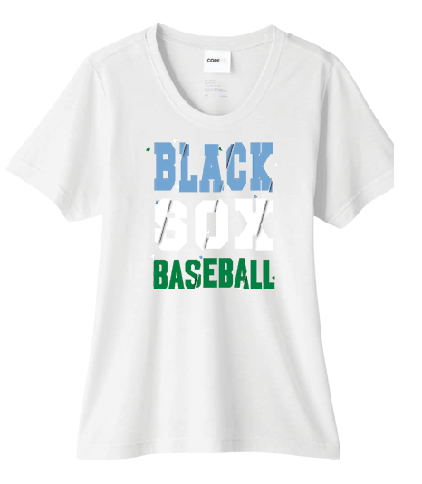 Bigbie’s BlackSox “Split Stack” Women's Performance Tee