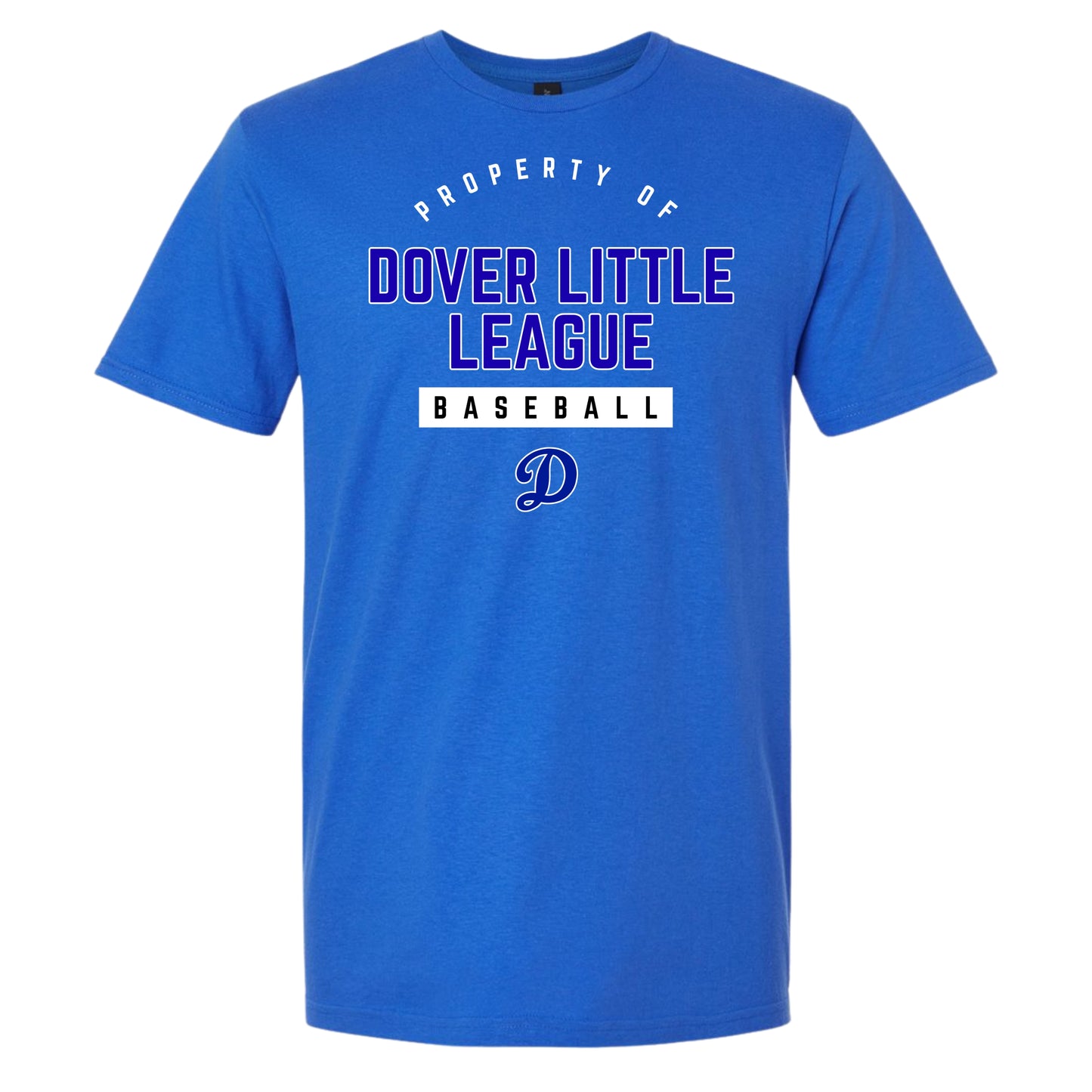 Property of Dover Little League Baseball Unisex Tee
