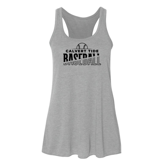 Calvert Tide Baseball Essential Women's Flowy Racerback Tank