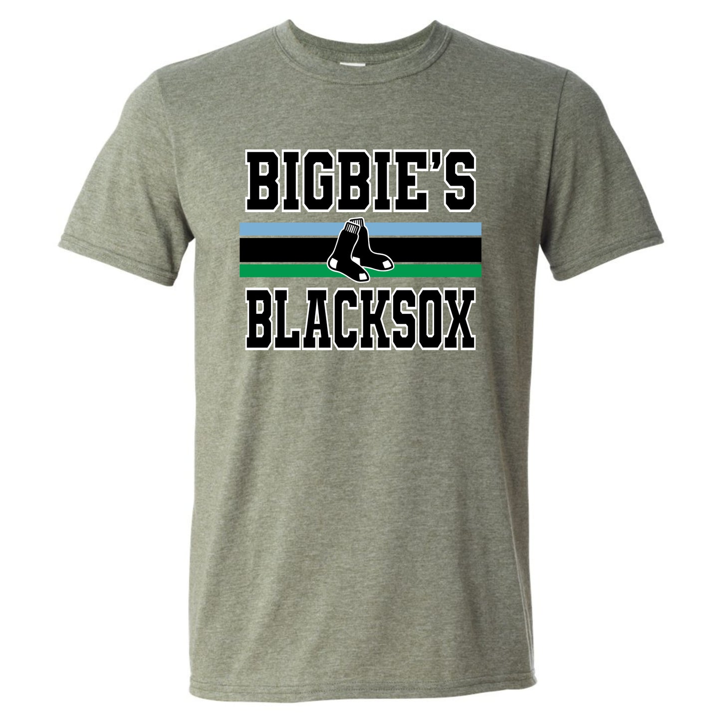 Bigbie’s BlackSox Retro Varsity Unisex Tee