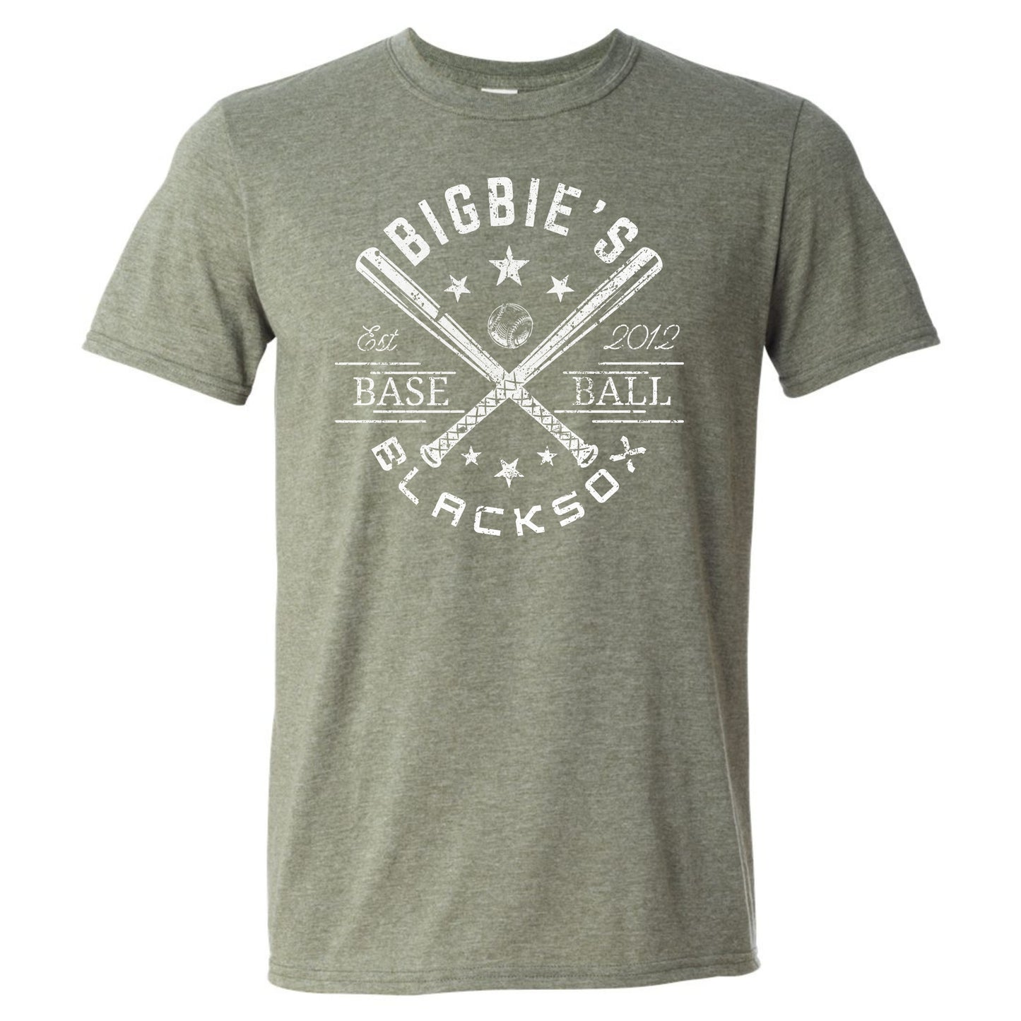 Bigbie’s BlackSox Vintage Cross Bats Unisex Tee