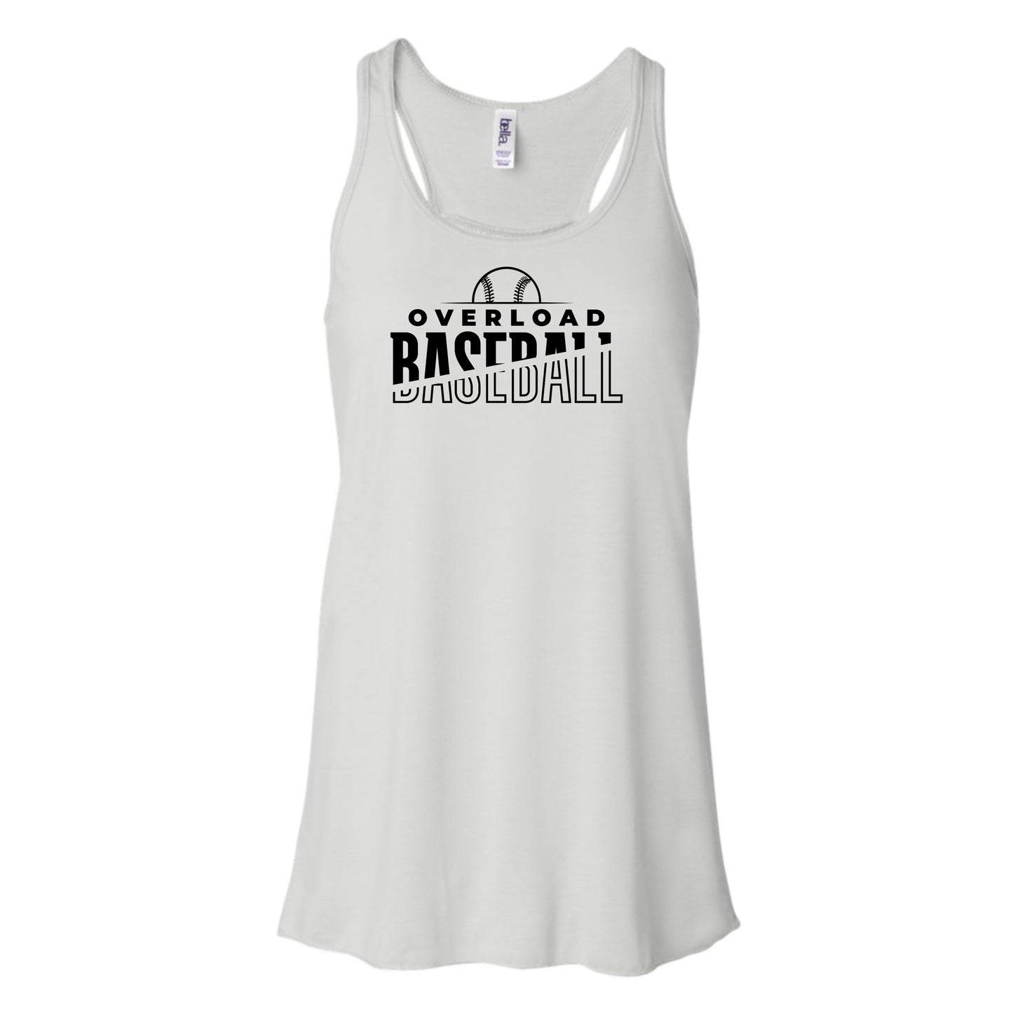 OverLoad Baseball Essential Women's Flowy Racerback Tank