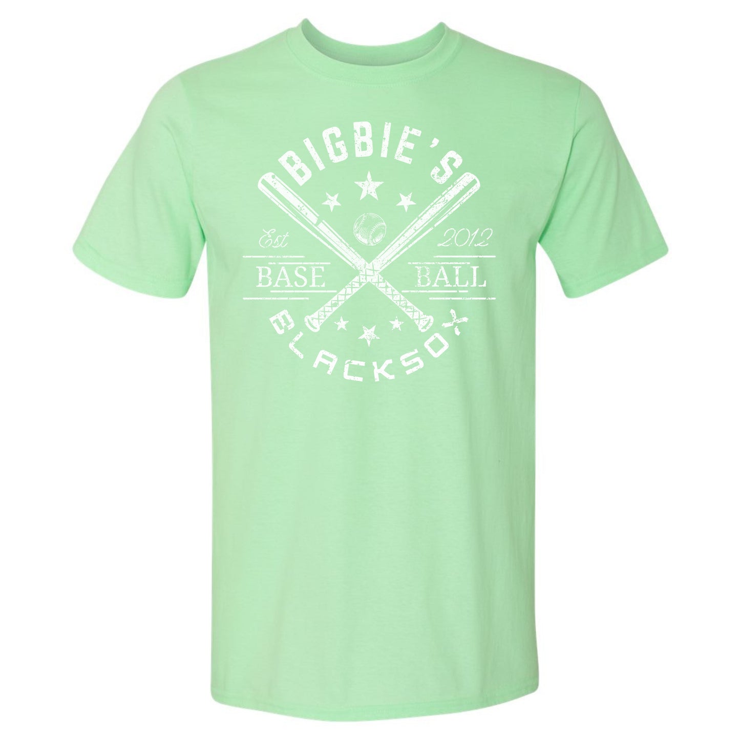 Bigbie’s BlackSox Vintage Cross Bats Unisex Tee