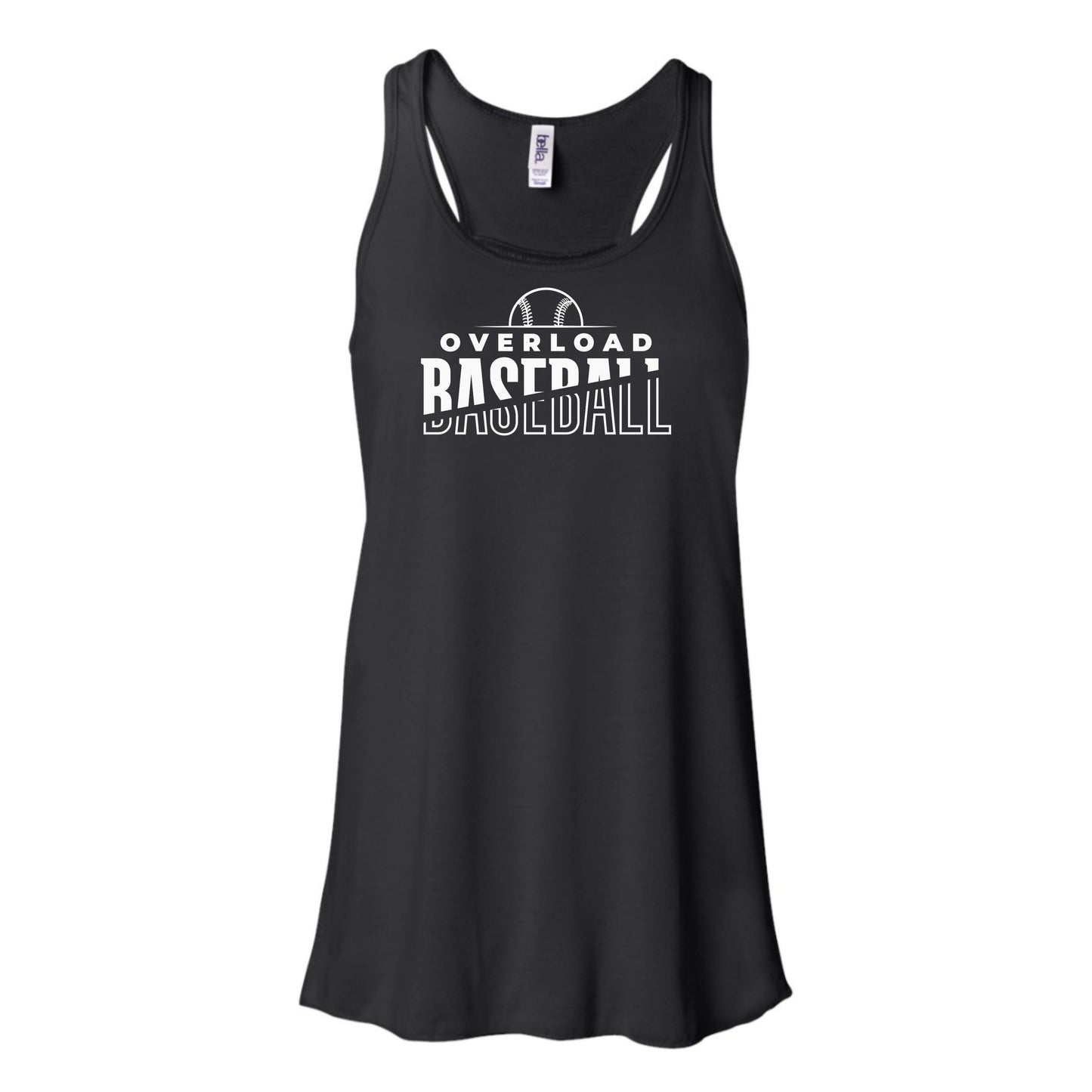 OverLoad Baseball Essential Women's Flowy Racerback Tank