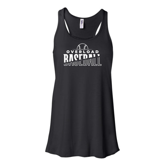 OverLoad Baseball Essential Women's Flowy Racerback Tank