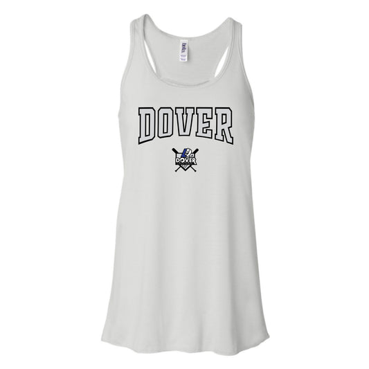 Dover Little League Varsity Logo Women's Flowy Racerback Tank