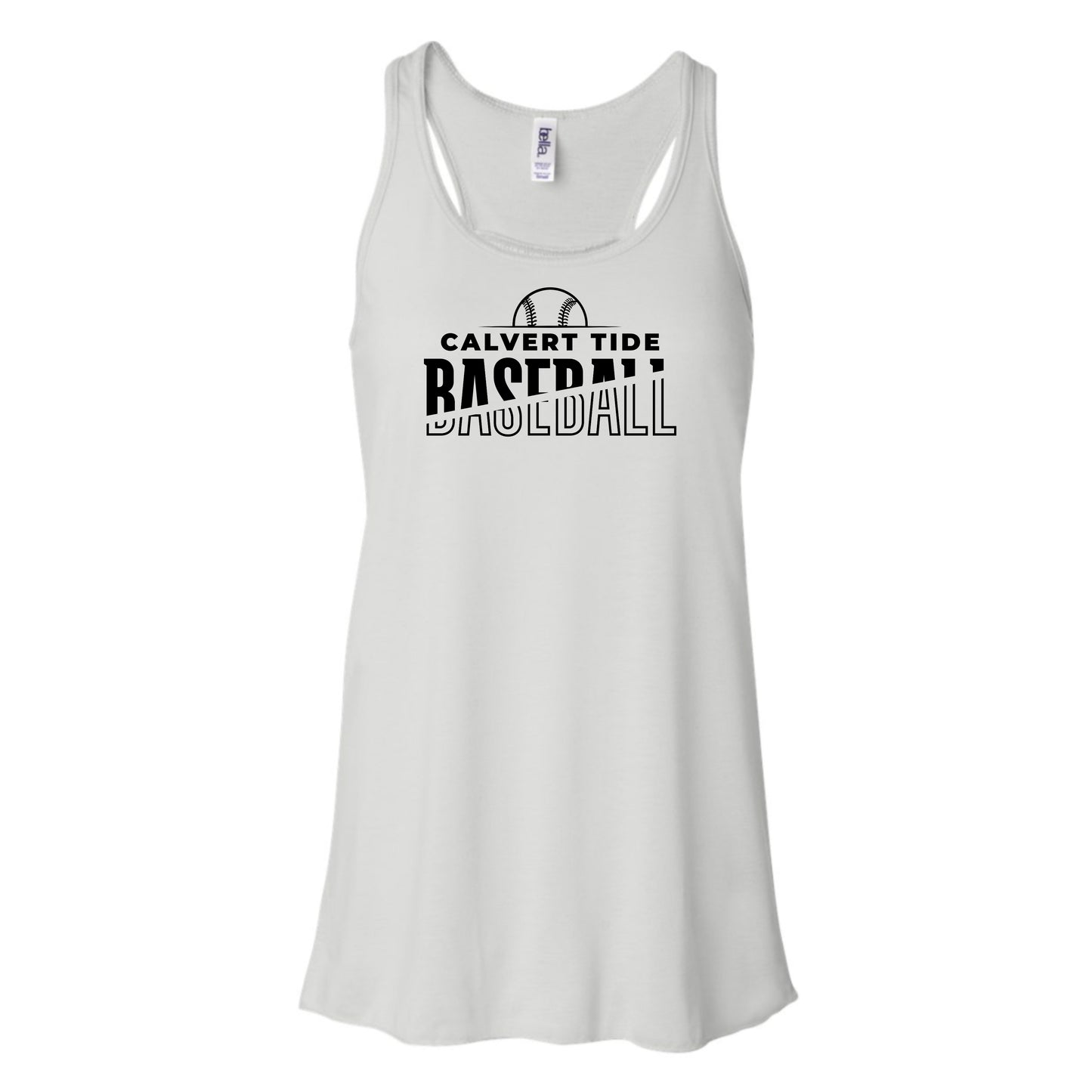 Calvert Tide Baseball Essential Women's Flowy Racerback Tank